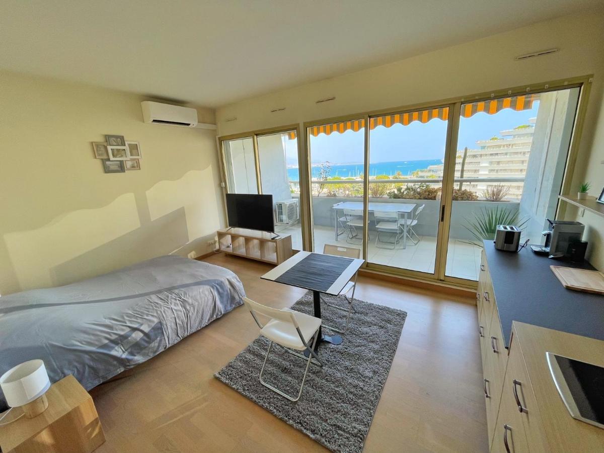 #901 Marina Riviera Bay - Studio Vue Mer Et Port Panoramique Villeneuve-Loubet Buitenkant foto